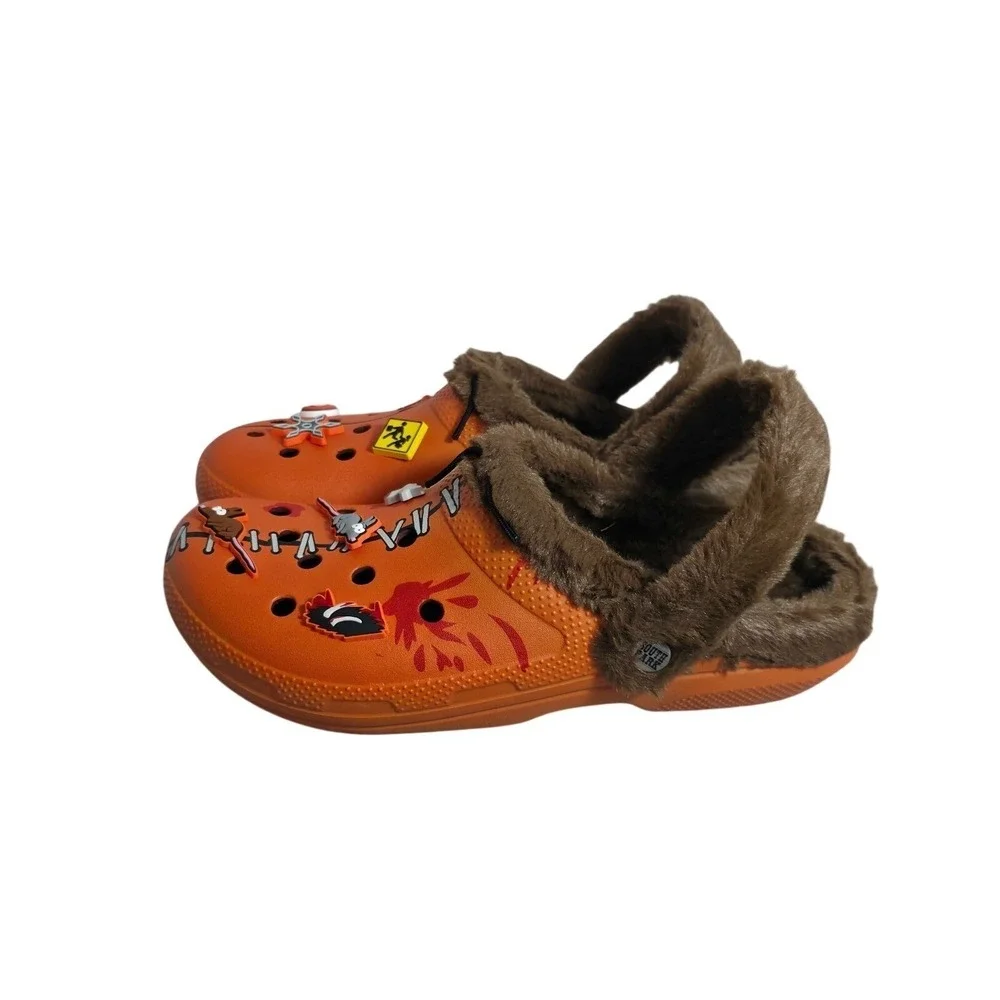 Crocs South Park Kenny Classic Lined Clogs‎ Men's Size 12 Orange 211499-90H NWT